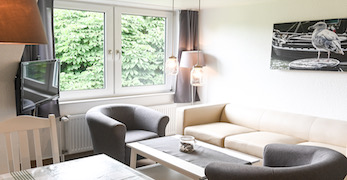 Ferienwohnung Wohnbeispiel A - Wohnzimmer